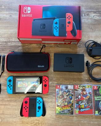 Nintendo switch V2 + accessori e giochi