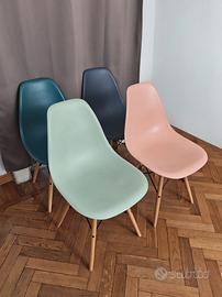 Replica sedie Eames Plastic Side Chair DSW (Vitra)