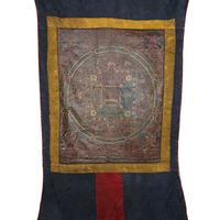 Antico Thangka mandala tibetano