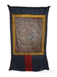 Antico Thangka mandala tibetano