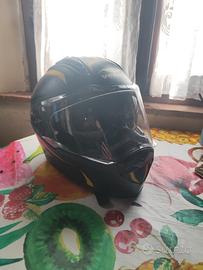 Casco Con Visiera Oscura Vener Mark  1 Taglia L