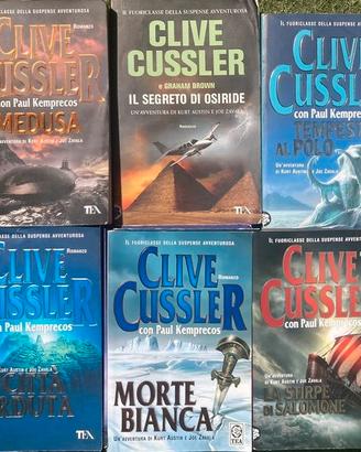 Lotto 21 Libri Clive Cussler Romanzi Avventura TEA