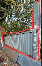 Cancello 5mx180 apertura anta singola