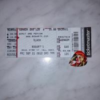 Plettro usato da Slash Guns n' Roses raro myles  