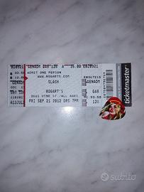 Plettro usato da Slash Guns n' Roses raro myles  