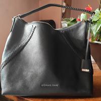 Borsa a spalla Michael Kors nera donna