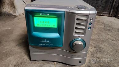 Stereo Aiwa cd radio e musicassetta