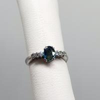 COD.1946B.25 ANELLO ORO BIANCO 18K 750 GR.3,78