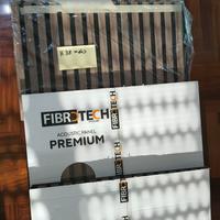 Pannelli fonoassorbenti a doghe FibroTech-walnut