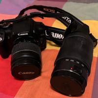 CANON 350D con obiettivo aggiuntivo