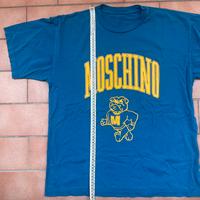 T shirt tinto capo stampa moschino
