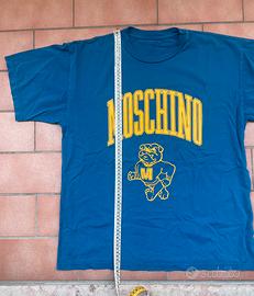 T shirt tinto capo stampa moschino