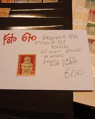 Francobolli usati per Berlino 