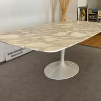 Tavolo tulip in marmo calacatta oro +6 sedie cesca