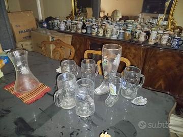 Collezione di boccali da birra