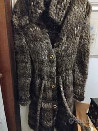 Cappotto tutto fatto a mano lana mohair