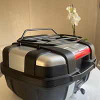 GIVI bauletto TRK 52 lt schienalino portapacchi