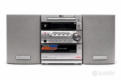 Stereo LG LX-130 RDS CD cassette telecomando