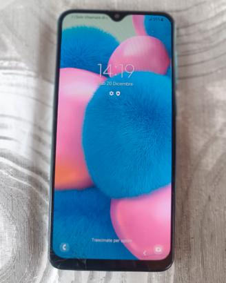 Samsung Galaxy A30s 128GB Dual SIM smartphone blue