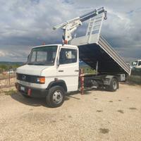 Mercedes benz 814 ribaltabile e gru