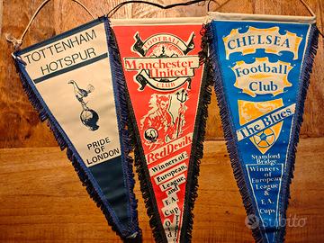 gagliardetti anni 70 Chelsea Tottenham Manchester 