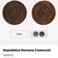 Moneta Antica 3 Baiocchi – Stato Pontificio – Papa