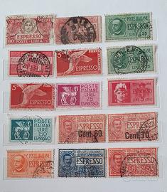 Francobolli italiani storici espresso