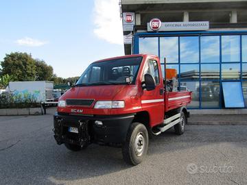 SCAM SM55 4X4 CASSONE RIBALTABILE + LAMA