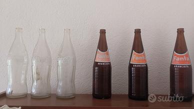 i bottiglie anni 70 Fanta Coca Cola 