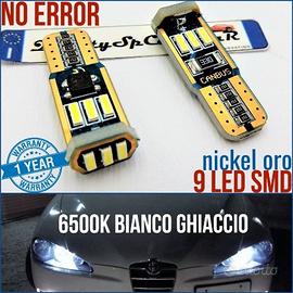 Coppia Luci di POSIZIONE LED per ALFA ROMEO W5W