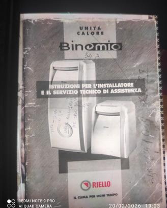 Caldaia Gasolio Riello Binomio