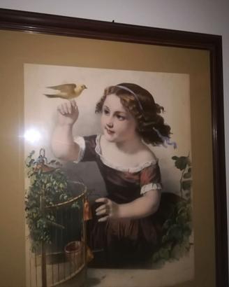 Litografia antica a colori