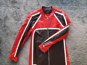Giacca da biker in pelle - NUOVA