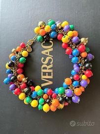 Collana Gianni Versace vintage anni '90 Medusa
