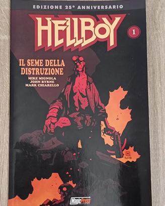 HELLBOY 1 IL SEME DELLA DISTRUZIONE EDIZIONE 25TH 