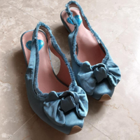 Scarpe sandali eleganti donna turchesi