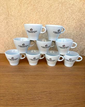 Nove tazzine Oselladore Caffè da cappuccino