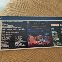 Coldplay Napoli 21 Giugno 2023