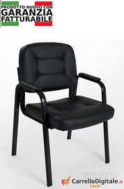 Sedia Imbottita per Ospite Sala d'attesa Mod.Easy