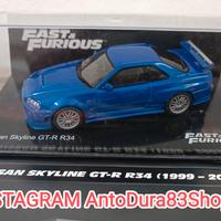 Modellino Nissan Fast & Furious 