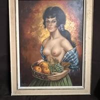 Dipinto di nudo artistico – olio su tela 73x54