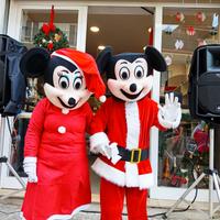 Minnie e topolino consegna regali 