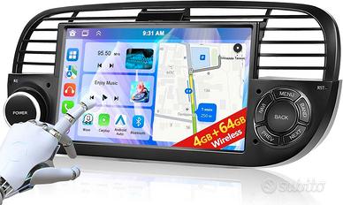 AUTORADIO ANDROID AUO FIAT 500CC 2007/2015