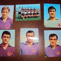 cartoline fiorentina calcio 1966