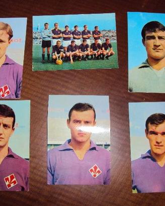 cartoline fiorentina calcio 1966