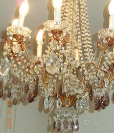 Lampadario vetro murano