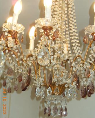 Lampadario vetro murano