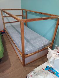 letto Ikea modello kura per bambini 