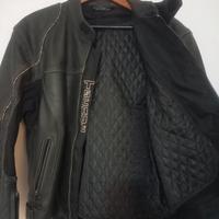 Giacca in pelle da motociclista