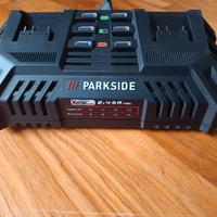 Caricabatterie doppio rapido Parkside X 20V Team 